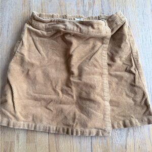 SOLD Tan Corduroy A-Line Skirt